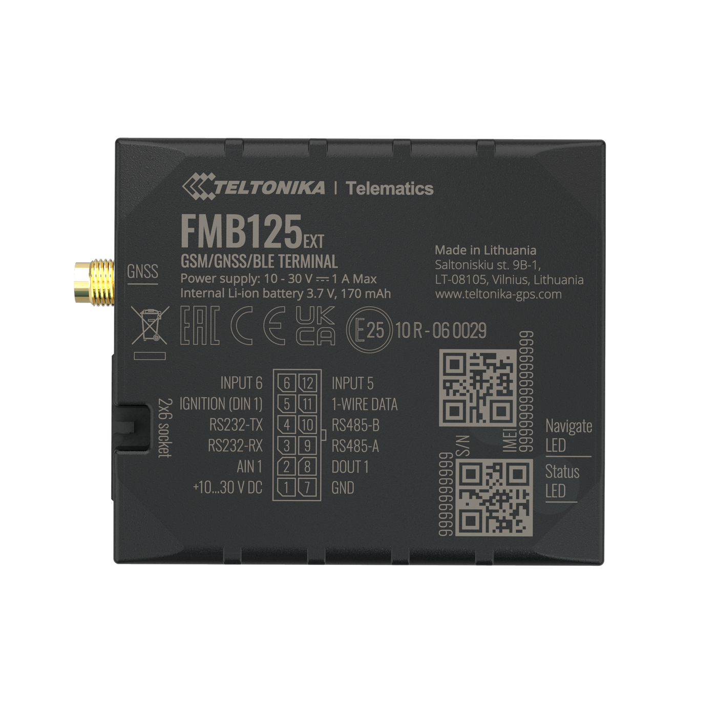 Teltonika FMB125 - GPS with Accelerometer
